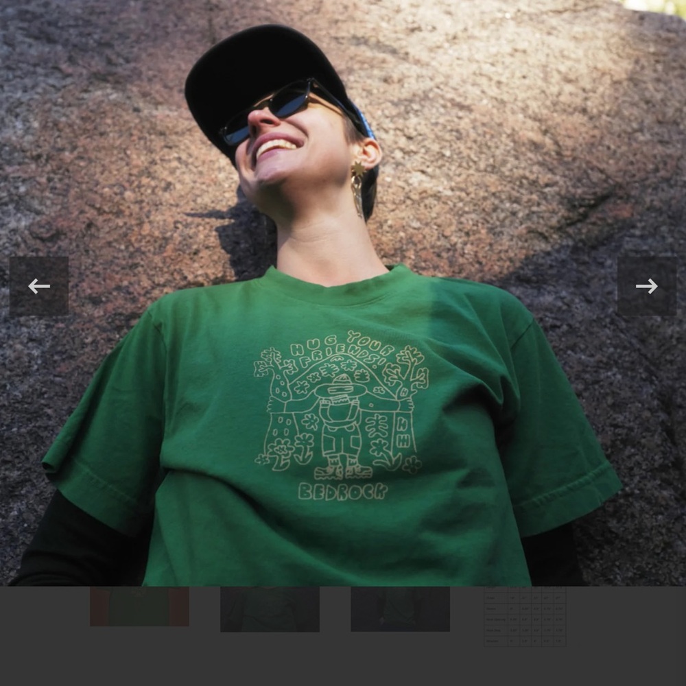 Bedrock unisex t shirt size medium